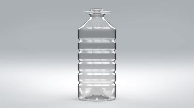 3 literes víztiszta PET flakon 85g kocka integrált fogófüllel