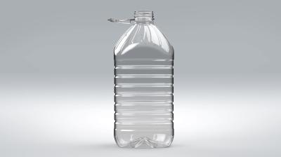 4 literes víztiszta PET flakon 85g integrált fogófüllel