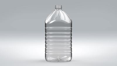 10 literes víztiszta PET flakon 145g